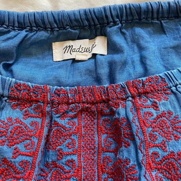 ** SOLD ** Madewell Chambray Midi Dress, XXS - Picture 4 of 4